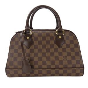 LOUIS VUITTON Brown Damier Leather Bag